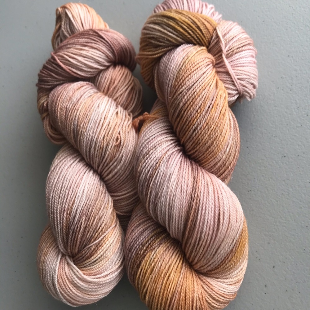 Bohemian Rose-Sparkle Sock Yarn